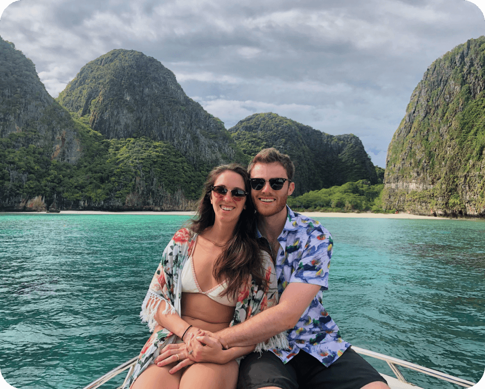 Photo of traveling customers